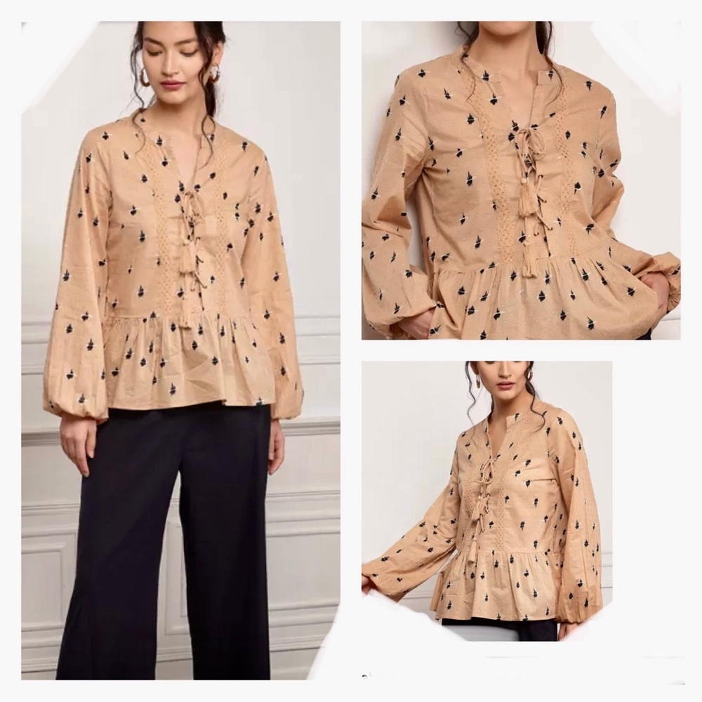 all about you top Blouse Cotton Size: M